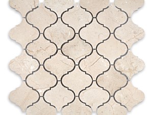 Crema Marfil Marble Lantern 3 X 3 Polished or Honed